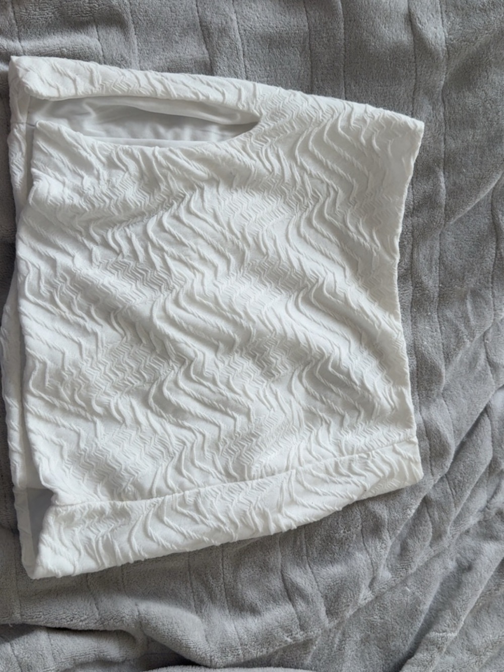 Princess Polly White Tube Mini Skirt